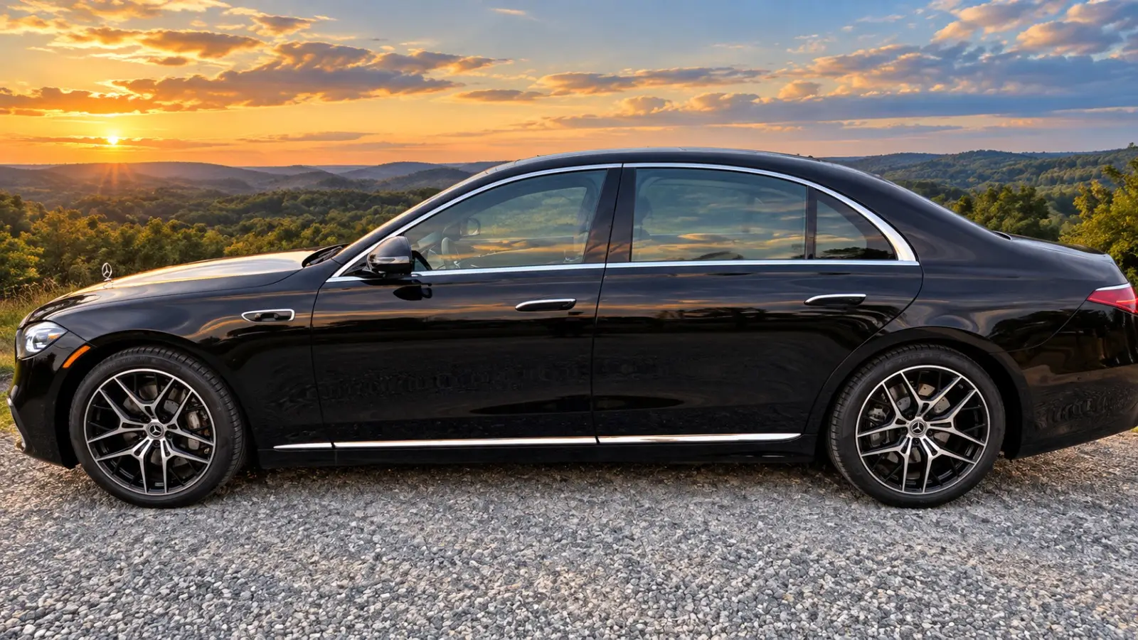 mercedes benze s580 4 matic side